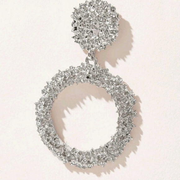 Silver Elegant Drop Earrings - Picture 5 of 7